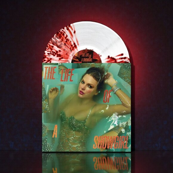 Taylor Swift Other - Taylor Swift The Life Of A Showgirl Honestly Wild Transparent Vinyl Album